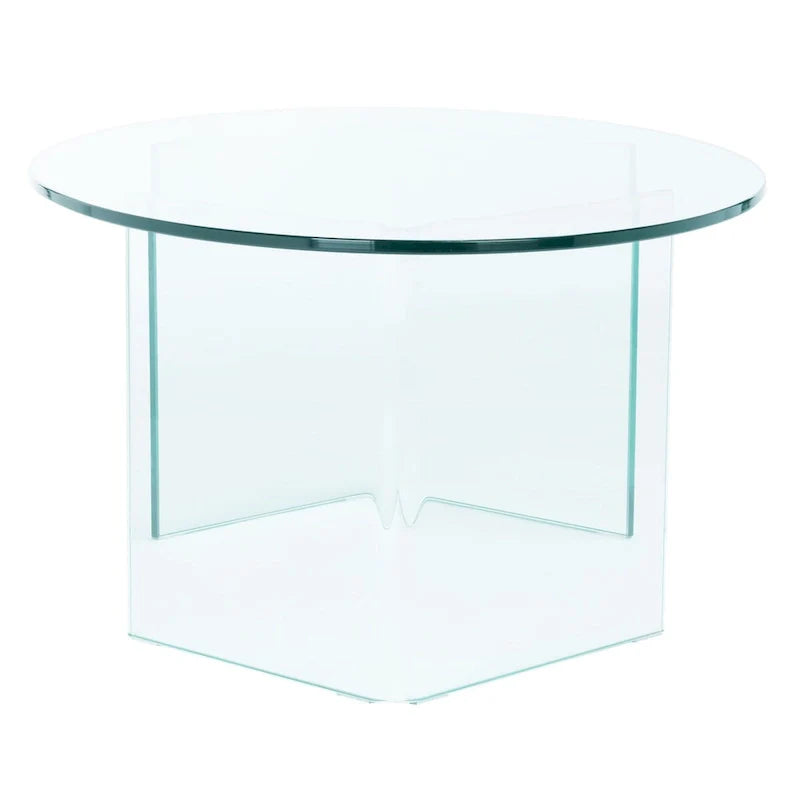 SAFAVIEH Beda Table basse en verre trempé - 47 L x 28 P x 16 H - 47Lx28Px16H