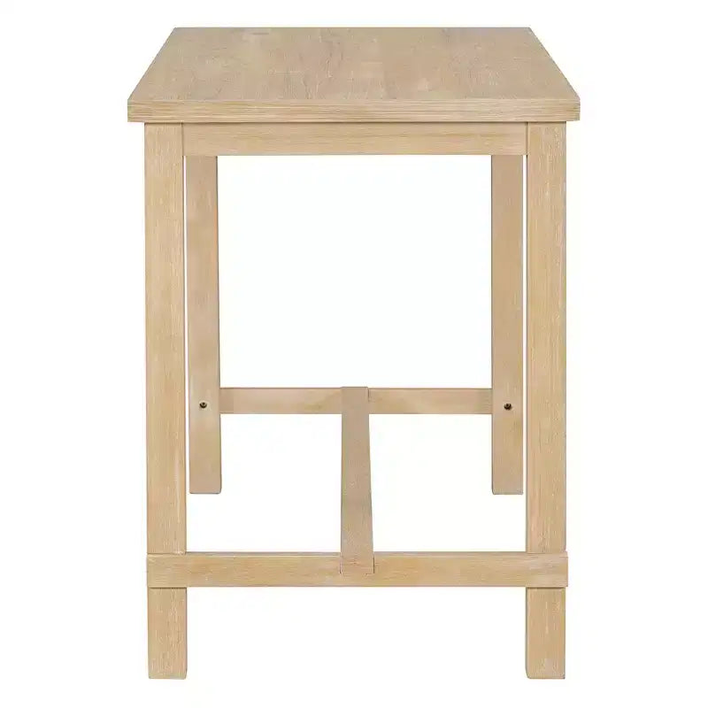 Set da pranzo Whisen 5 pezzi altezza bancone con tavolo elegante classico e 4 sedie
