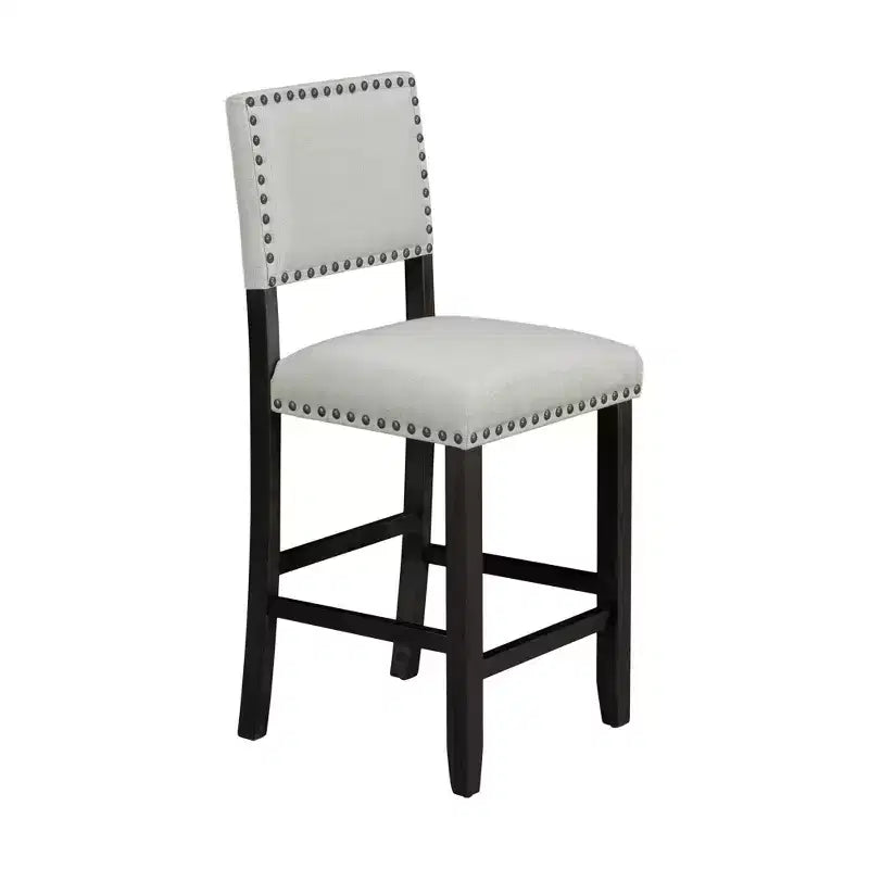 Set da pranzo Whisen 5 pezzi altezza bancone con tavolo elegante classico e 4 sedie