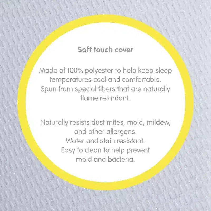 Materasso reversibile per culla e lettino BreathableBaby EcoCore 200 a fermezza sostenuta