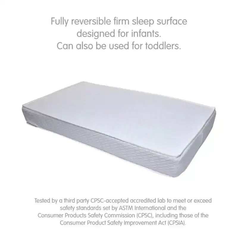 Materasso reversibile per culla e lettino BreathableBaby EcoCore 200 a fermezza sostenuta