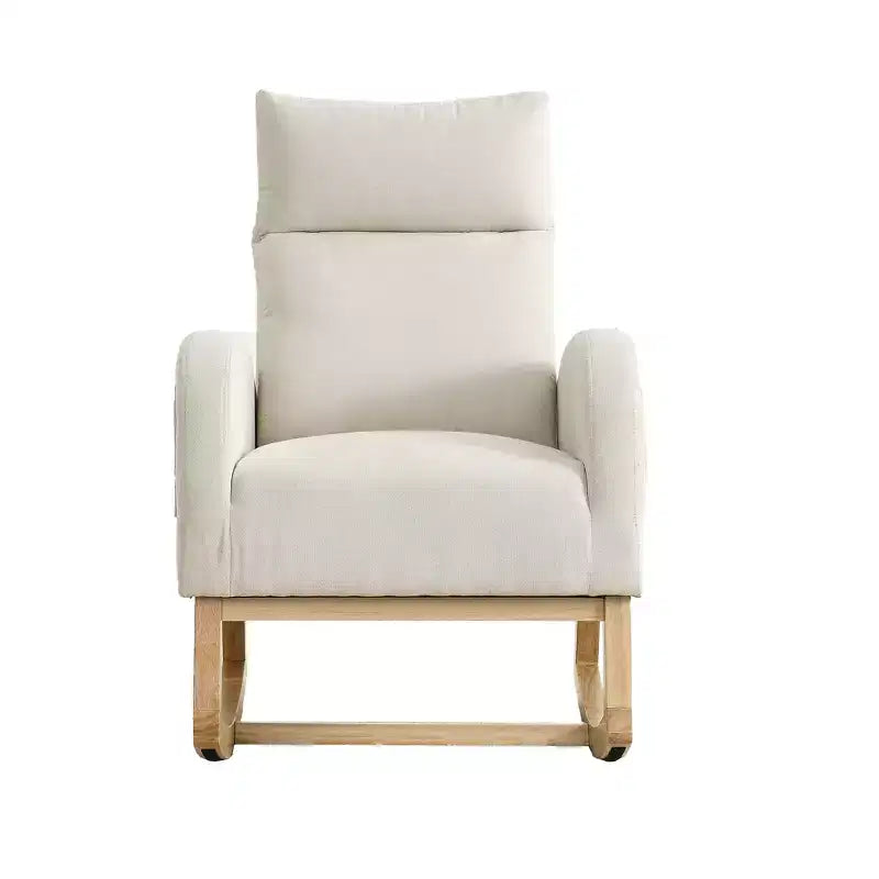 Christopher Knight Home Piper Modern High Backrest Rocking Arm Chair with Two Side Pocket