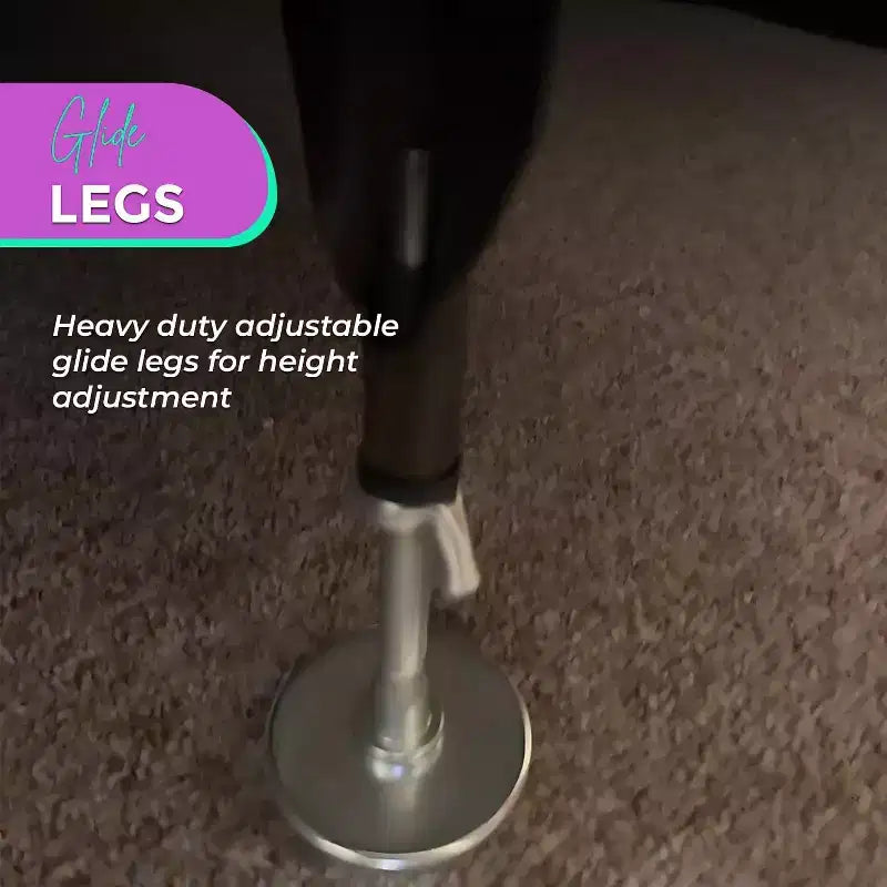 Kings Brand Furniture Gambe regolabili per telaio del letto con filettatura, gambe in metallo per telaio del letto per sostituire le ruote, piedini durevoli per telaio del letto