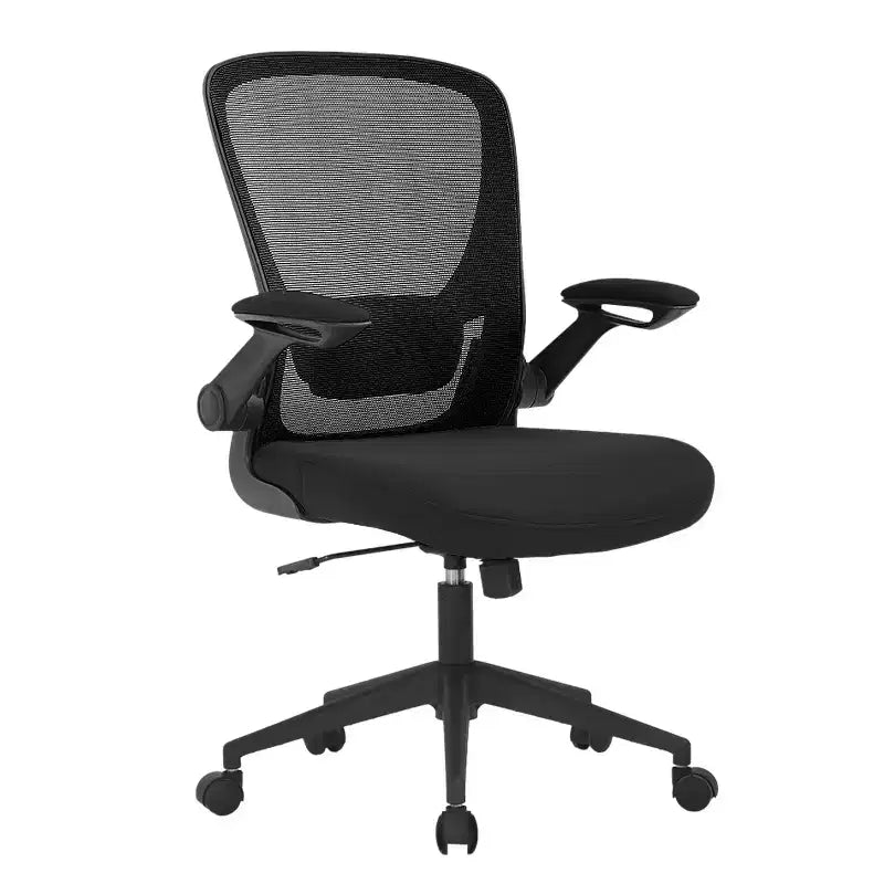 BestMassage Home Office Chair Mesh Back Chair Computer Chair with Adjustable Height Swivel Function and Flip-Up Arms