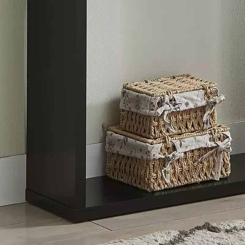 Kings Brand Furniture Collezione Tavoli Hayward, Tavolini laterali o da consolle moderni con ripiano portaoggetti per soggiorno, ingresso, corridoio