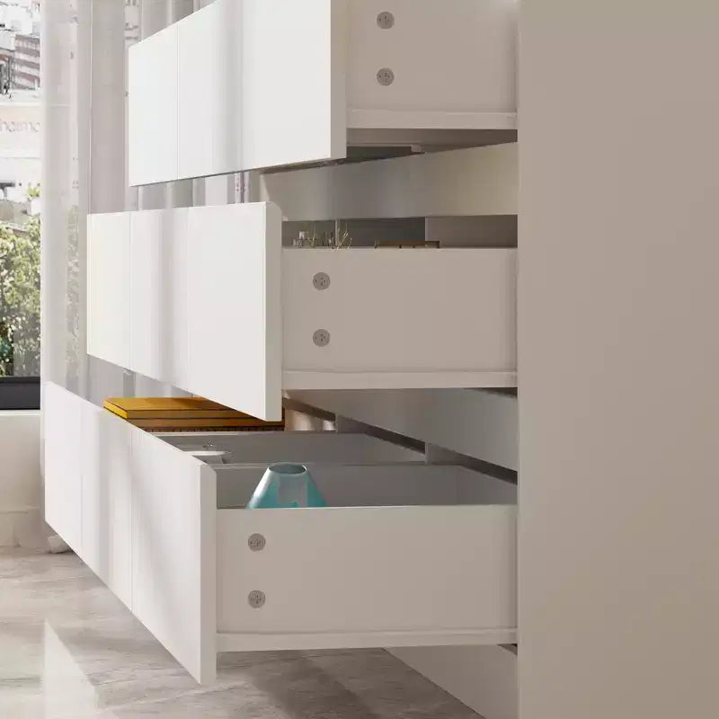 Cassettiera orizzontale a 9 cassetti Famapy, stile moderno e minimalista - Organizzatore spazioso per camera da letto/soggiorno
