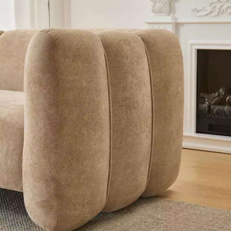 Divano a 3 posti a forma di onda 83 "Thodore Elegance" Christopher Knight Home