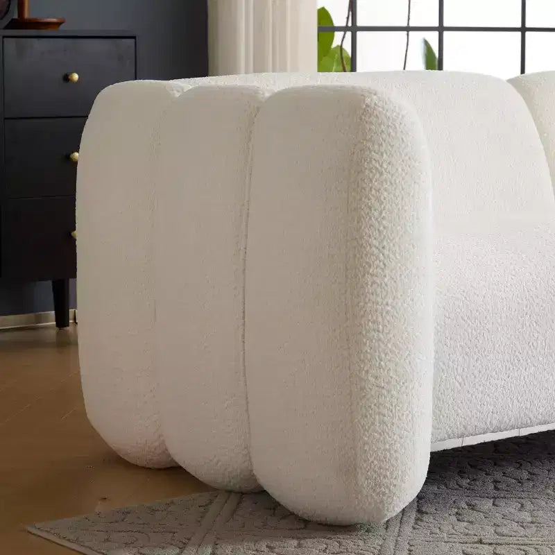 Divano a 3 posti a forma di onda 83 "Thodore Elegance" Christopher Knight Home