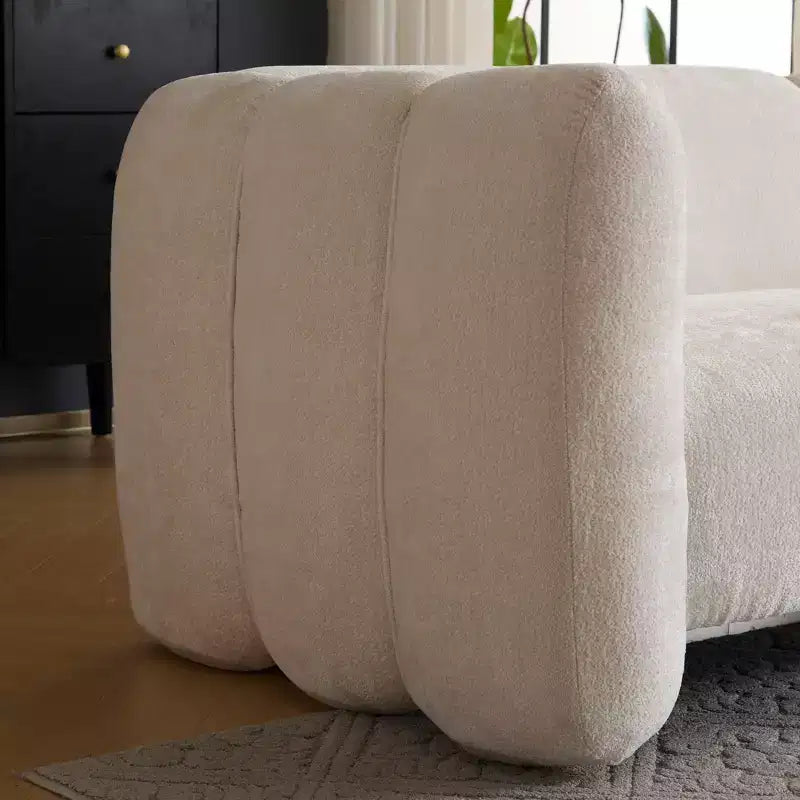 Divano a 3 posti a forma di onda 83 "Thodore Elegance" Christopher Knight Home