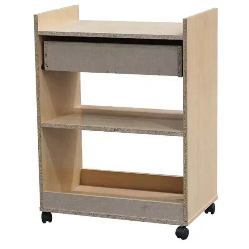 Kings Brand Furniture Dellow Carrello da Cucina in Legno con Microonde, Mobiletto e Cassetto