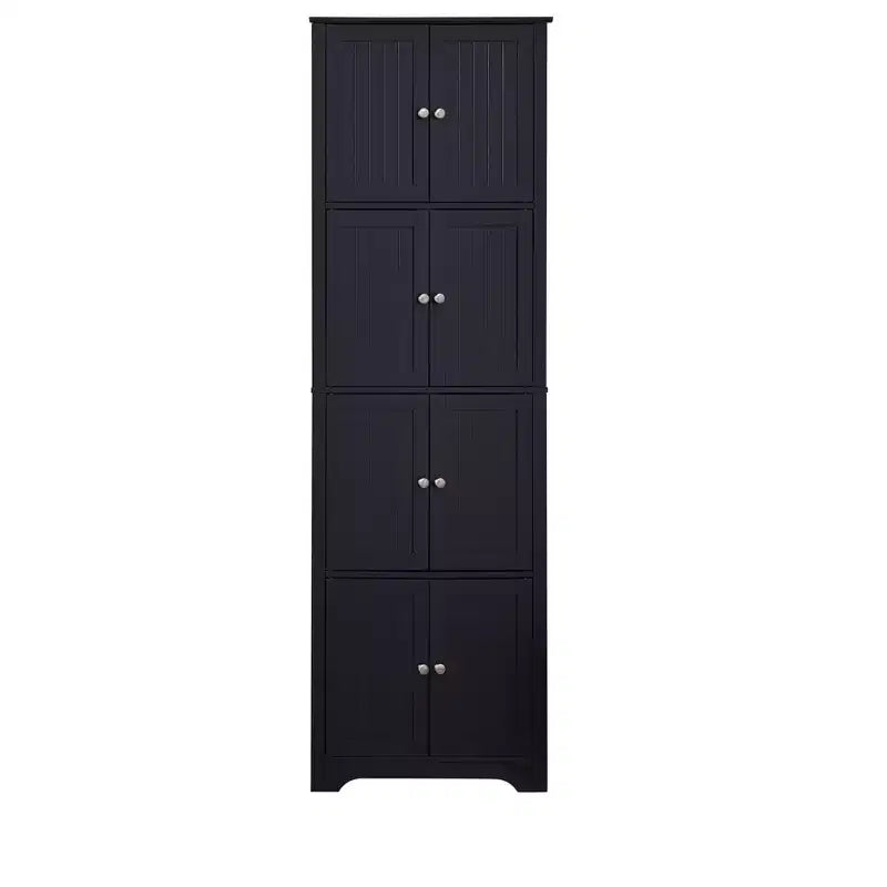 Kings Brand Furniture - Armadio Dispensa da Cucina Lyons a 4 Ripiani 68 con 8 Ante