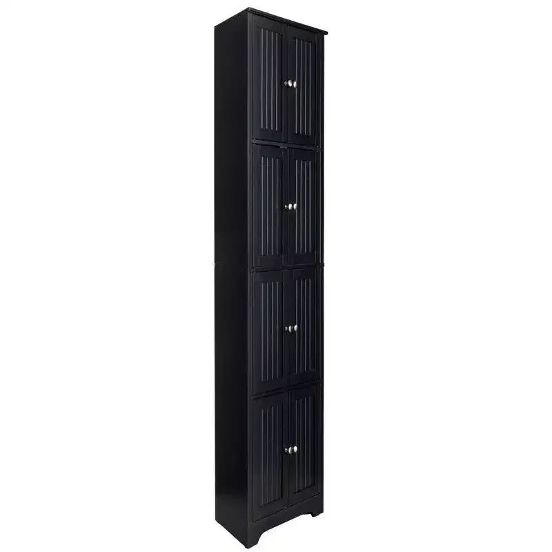 Kings Brand Furniture - Armadio Dispensa da Cucina Lyons a 4 Ripiani 68 con 8 Ante