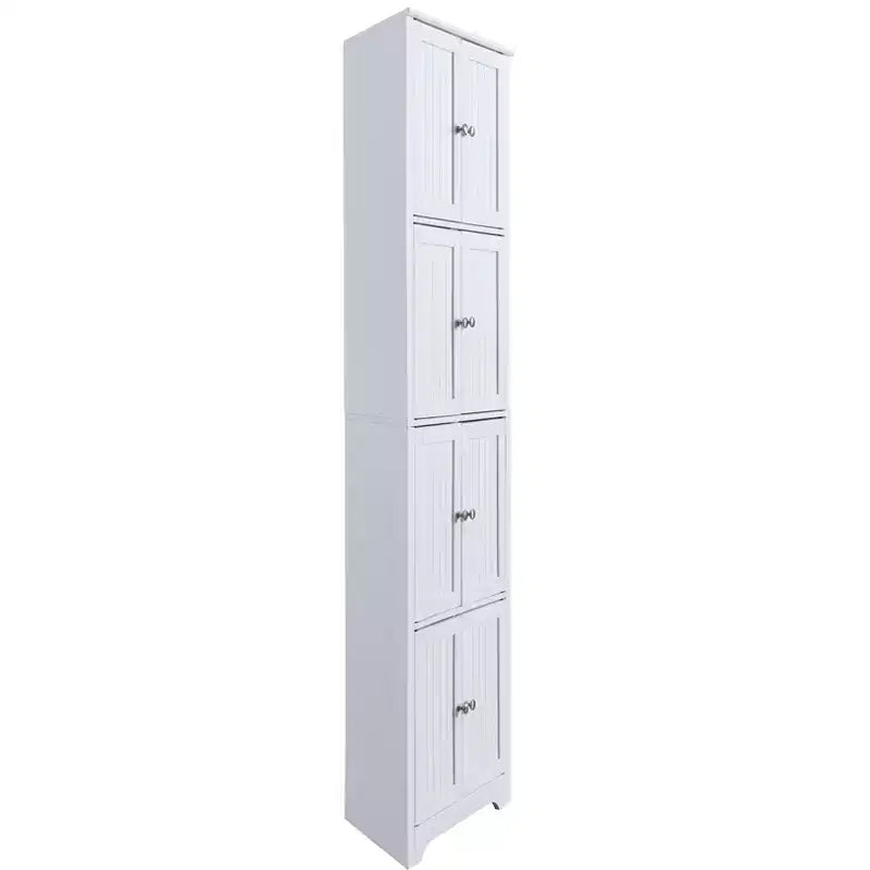 Kings Brand Furniture - Armadio Dispensa da Cucina Lyons a 4 Ripiani 68 con 8 Ante