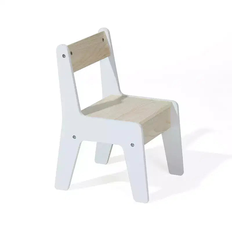 LuxenHome Tavolo da Disegno e Attività per Bambini con 2 Sedie Set Marrone