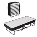 Continental Sleep, 16-Inch Rollaway Folding Cot Bed with 5 Memory Foam Mattresses, Sturdy Metal Folding Frame, Great for Adults and Kids