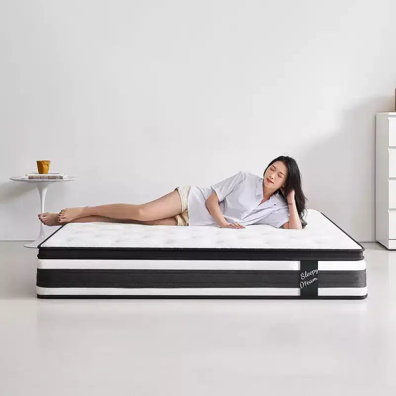 Materasso Ibrido da 30 cm con Memory Foam e Molle Insacchettate