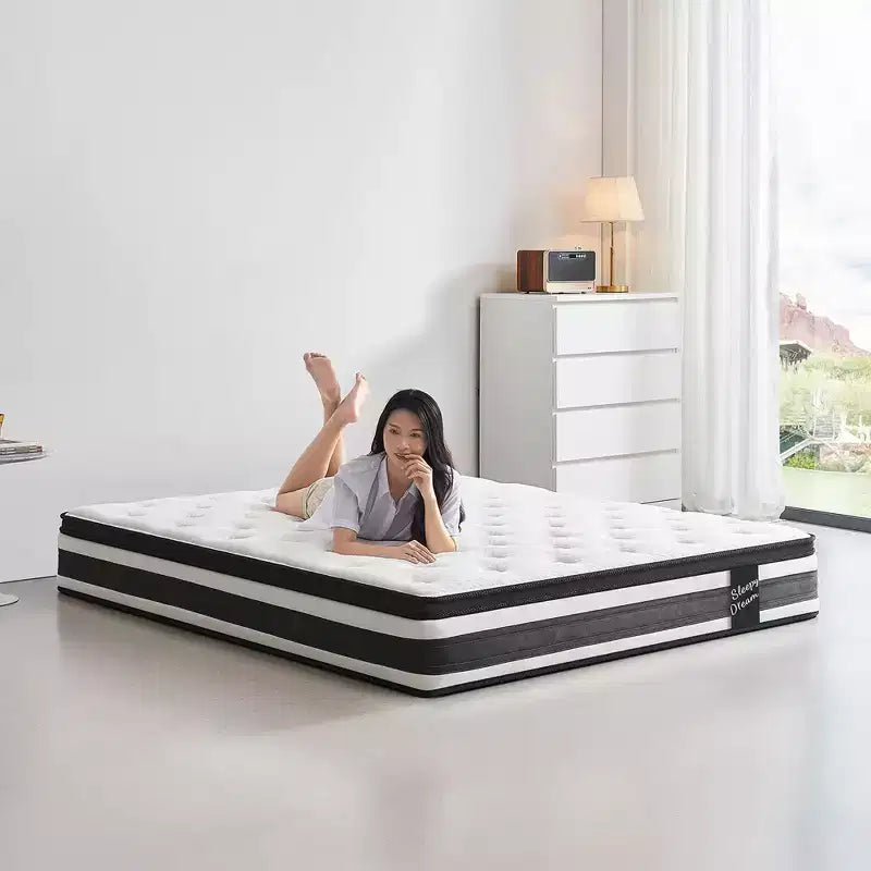 Materasso Ibrido da 30 cm con Memory Foam e Molle Insacchettate