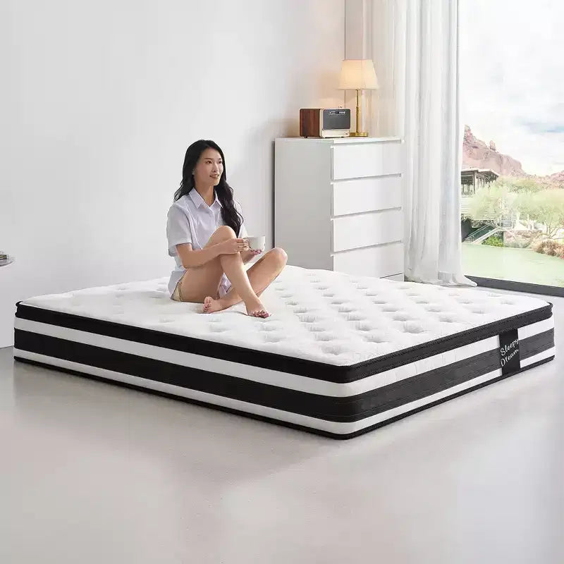 Materasso Ibrido da 30 cm con Memory Foam e Molle Insacchettate