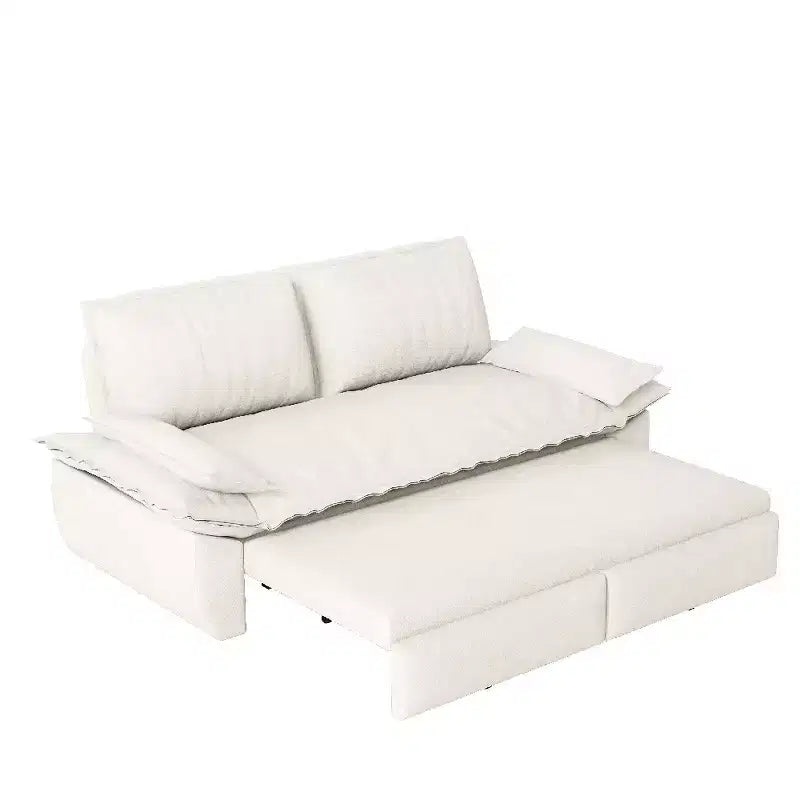 Divano letto convertibile 3-in-1 Queen con rivestimento in velluto