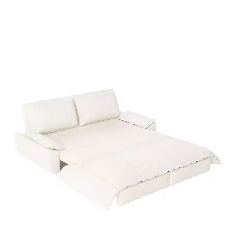Divano letto convertibile 3-in-1 Queen con rivestimento in velluto