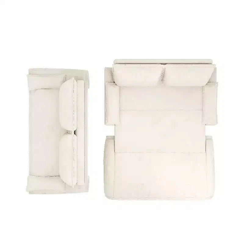 Divano letto convertibile 3-in-1 Queen con rivestimento in velluto