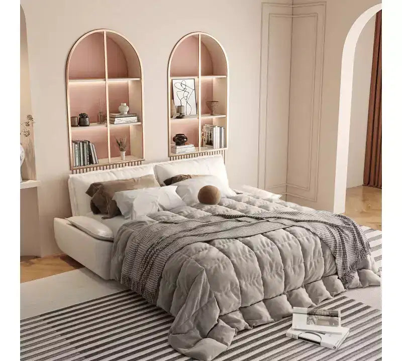 Divano letto convertibile 3-in-1 Queen con rivestimento in velluto