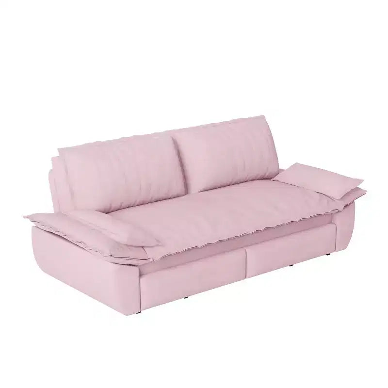 Divano letto convertibile 3-in-1 Queen con rivestimento in velluto