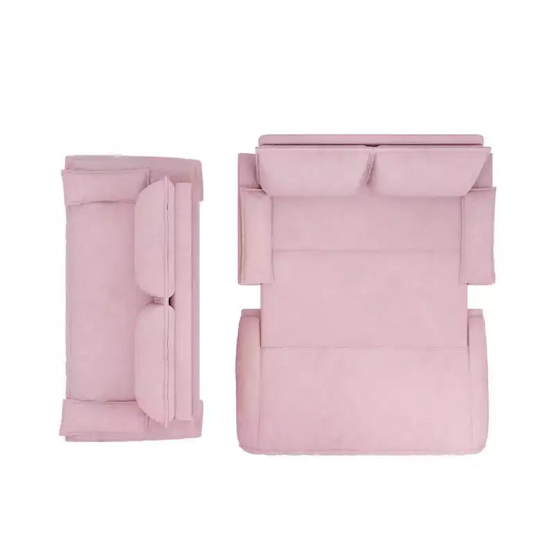 Divano letto convertibile 3-in-1 Queen con rivestimento in velluto