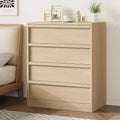 4 Drawer Dresser for Bedroom, Nightstand 4 Chest of Drawers with Large Storage, Small Bedside Table for Living Room, Nursery, Entryway