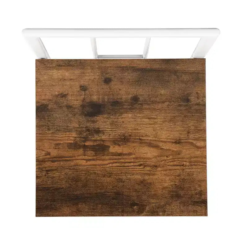 Set tavolo da pranzo moderno in marmo per 6 persone con struttura in metallo, tavolo rettangolare con adesivo effetto marmo e 6 sedie per sala da pranzo e cucina