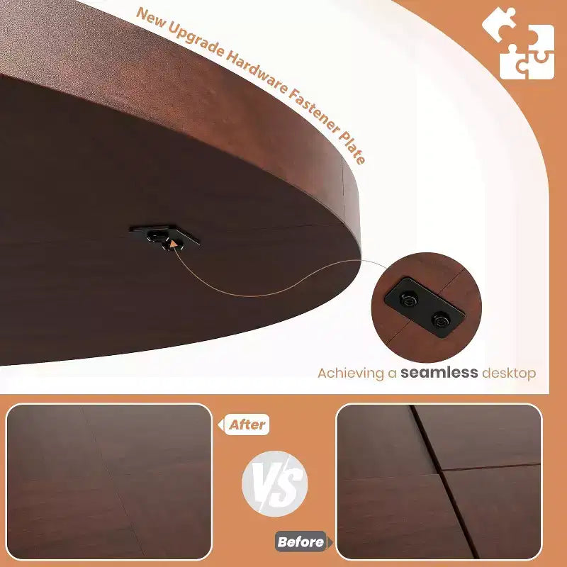 Tavolo da pranzo rotondo da 120 cm per 4-6 persone, tavoli da cucina circolari con base a piedistallo robusta, mobili salvaspazio per sala da pranzo, cucina