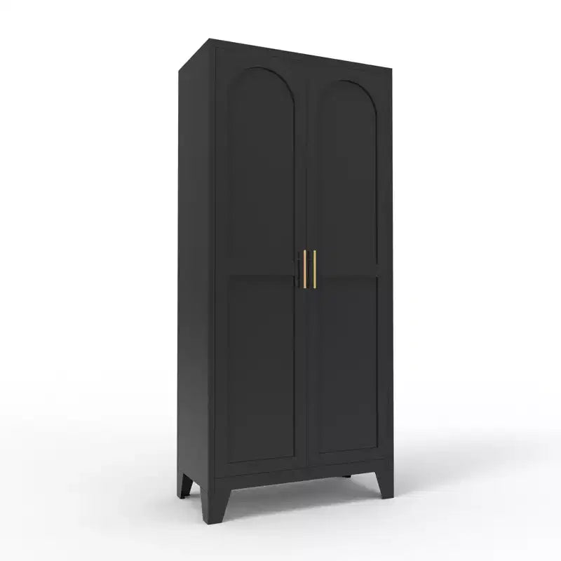 Homy Casa Metal Storage Cabinet with Doors and Adjustable Shelves