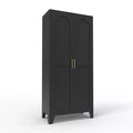 Homy Casa Metal Storage Cabinet with Doors and Adjustable Shelves