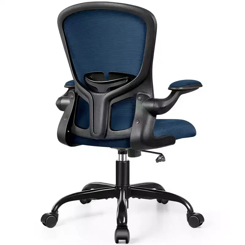 Sedie da ufficio KERDOM, sedia ergonomica per PC con ruote, supporto lombare e altezza regolabili, sedia girevole da computer