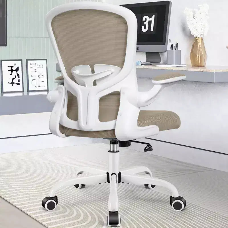 Sedie da ufficio KERDOM, sedia ergonomica per PC con ruote, supporto lombare e altezza regolabili, sedia girevole da computer