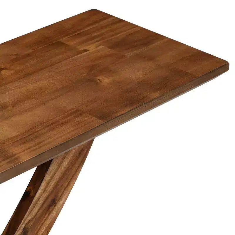 Whisen Tavolino Consolle da Ingresso Moderno Rustico 57", Tavolino d'Appoggio per Corridoio, Tavolino Slim da Divano con Design a Gambe Incrociate, Costruzione Robusta