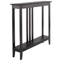The Lakeside Collection Narrow Entryway Wood Console Accent Table - 32H -
