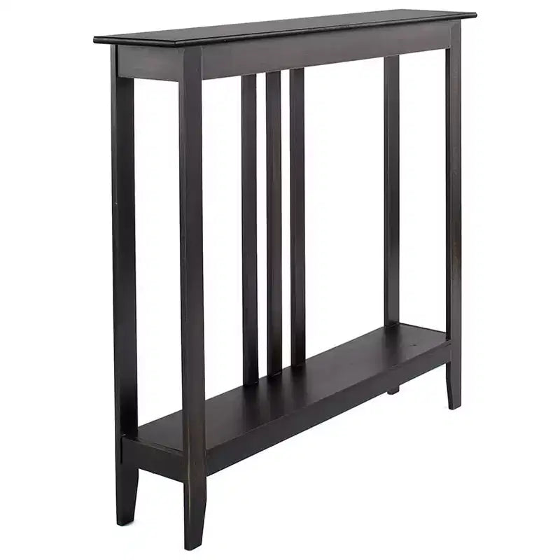 The Lakeside Collection Narrow Entryway Wood Console Accent Table - 32H -