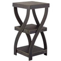 The Lakeside Collection Distressed Twisted Wood Accent Table -