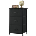 Stylish 3-Drawer Dresser with Removable Fabric Bins, Multi-Functional Storage Organizer for Living Room,Bedroom, Hallway, Closet, Entryway