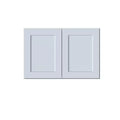 CASAINC 36 W x 24 H x 27 D Shaker Base Kitchen Cabinet, Solid Wood Frame, Water-Based Low-VOC Paint, Soft-Close, RTA, Dove Gray