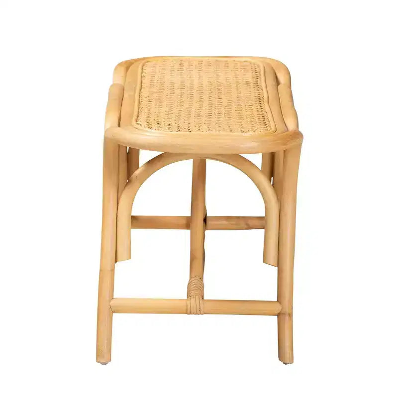 Panca d'appoggio in Rattan Naturale