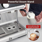 Espresso Coffee Maker, with Grinder, 2.8 L Water Tank