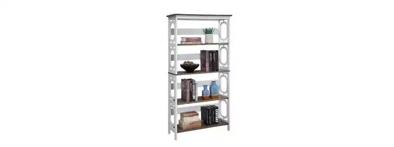 Libreria geometrica a 5 ripiani, 152 cm