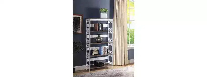 Libreria geometrica a 5 ripiani, 152 cm
