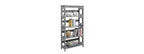 Libreria geometrica a 5 ripiani, 152 cm