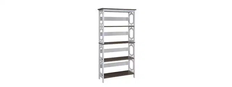 Libreria geometrica a 5 ripiani, 152 cm