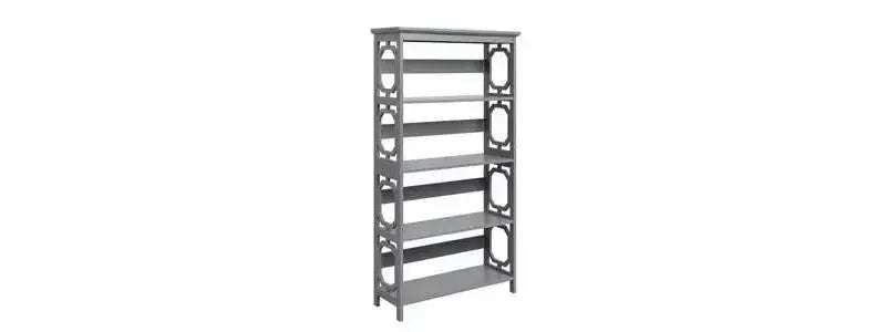 Libreria geometrica a 5 ripiani, 152 cm