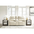 Divanetto reclinabile elettrico Signature Design by Ashley Dahlmoore Beige con console - 76 L x 42 P x 40 A