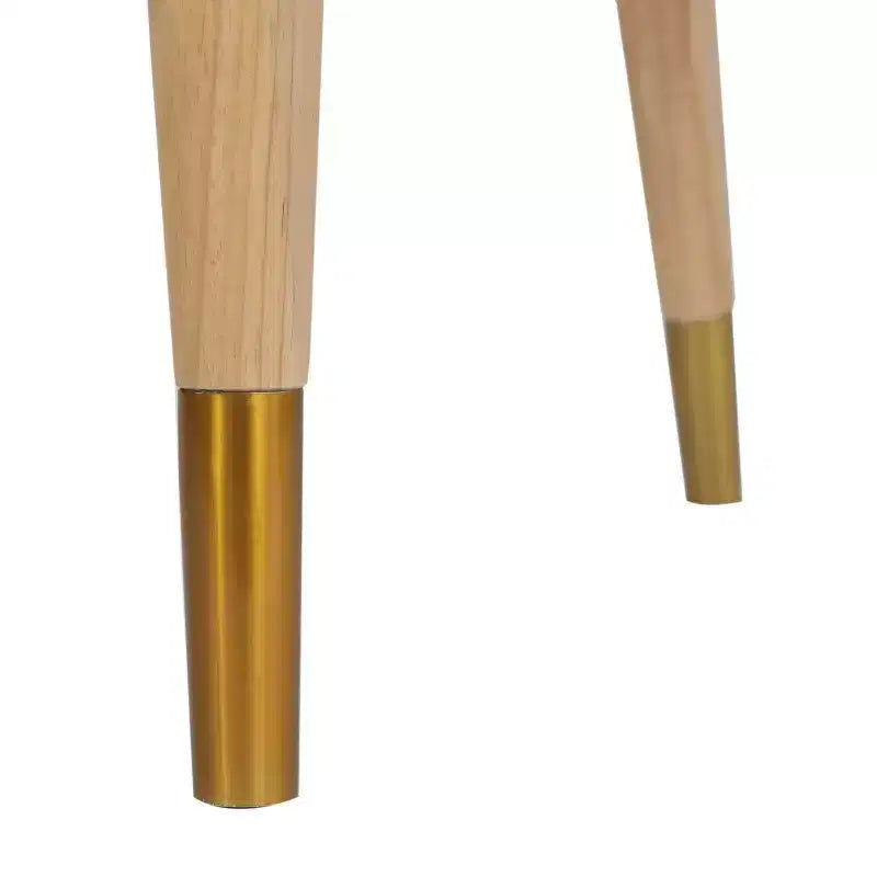 Sedia da pranzo e d'accento in rattan di canna con struttura in legno massello e sedile imbottito